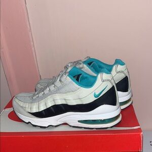 Like NewNike Air Max 95 Sneakers - Teal and Black